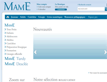 Tablet Screenshot of mameeditions.com